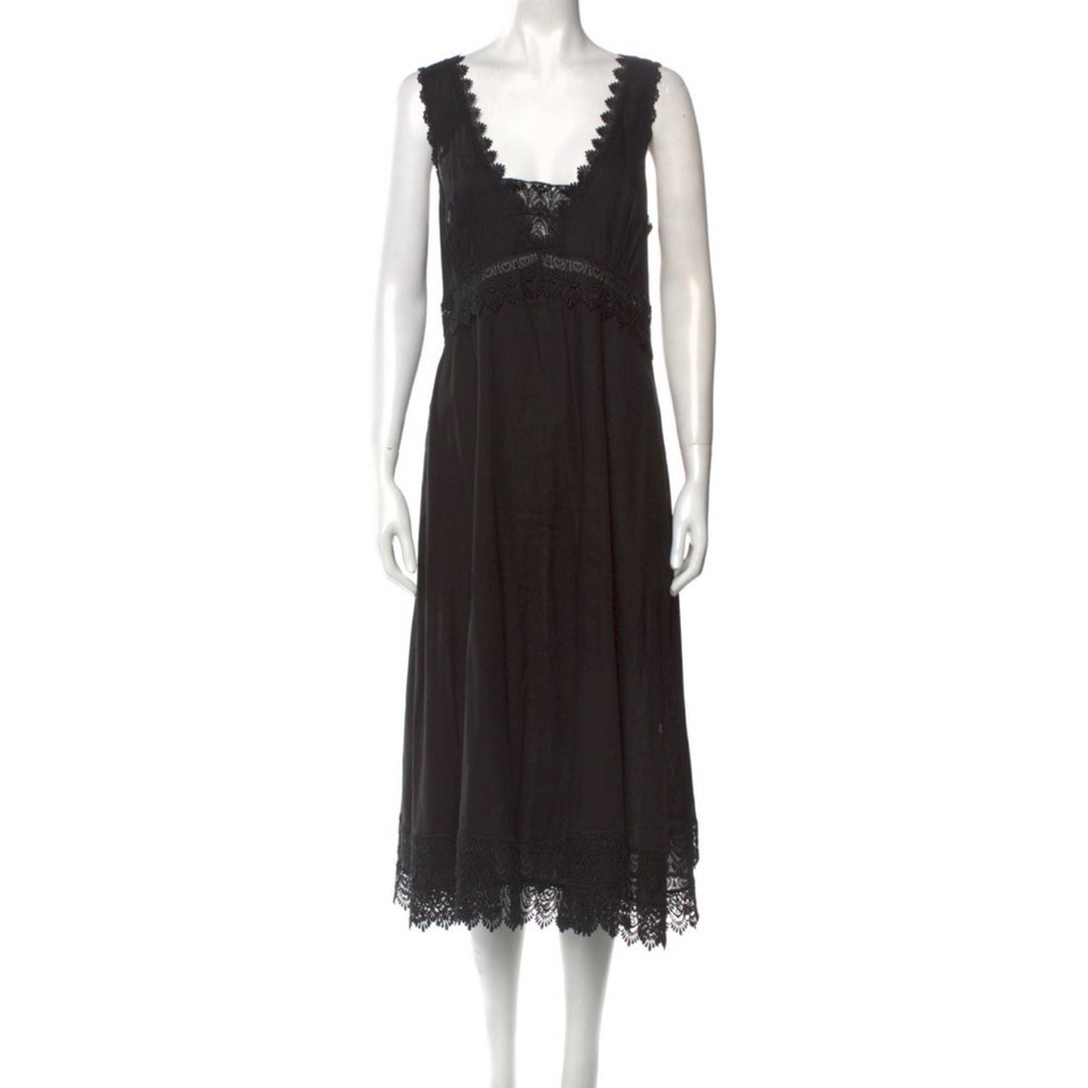 Charo Ruiz Ibiza Dress Midi Lace Scalloped